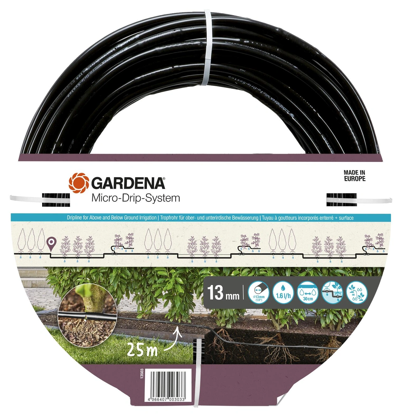 Droppbevattning Gardena 25 meter